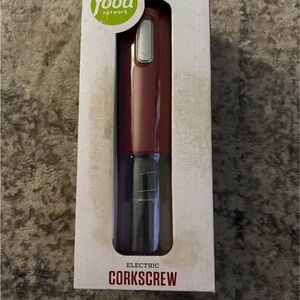 Food Network Red and Silver Electric Corkscrew